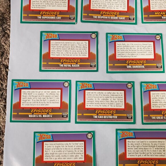 Trading Collector Cards - Speed Racer - Lot of 15 - 1993 - Picture 6 of 8